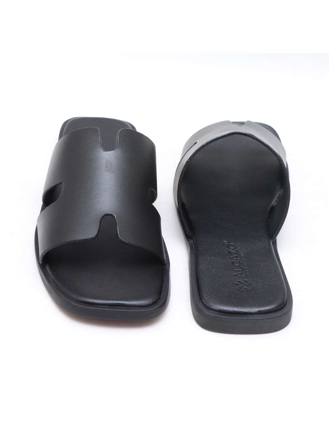 men solid slip on sandal - 22434015 -  Standard Image - 4