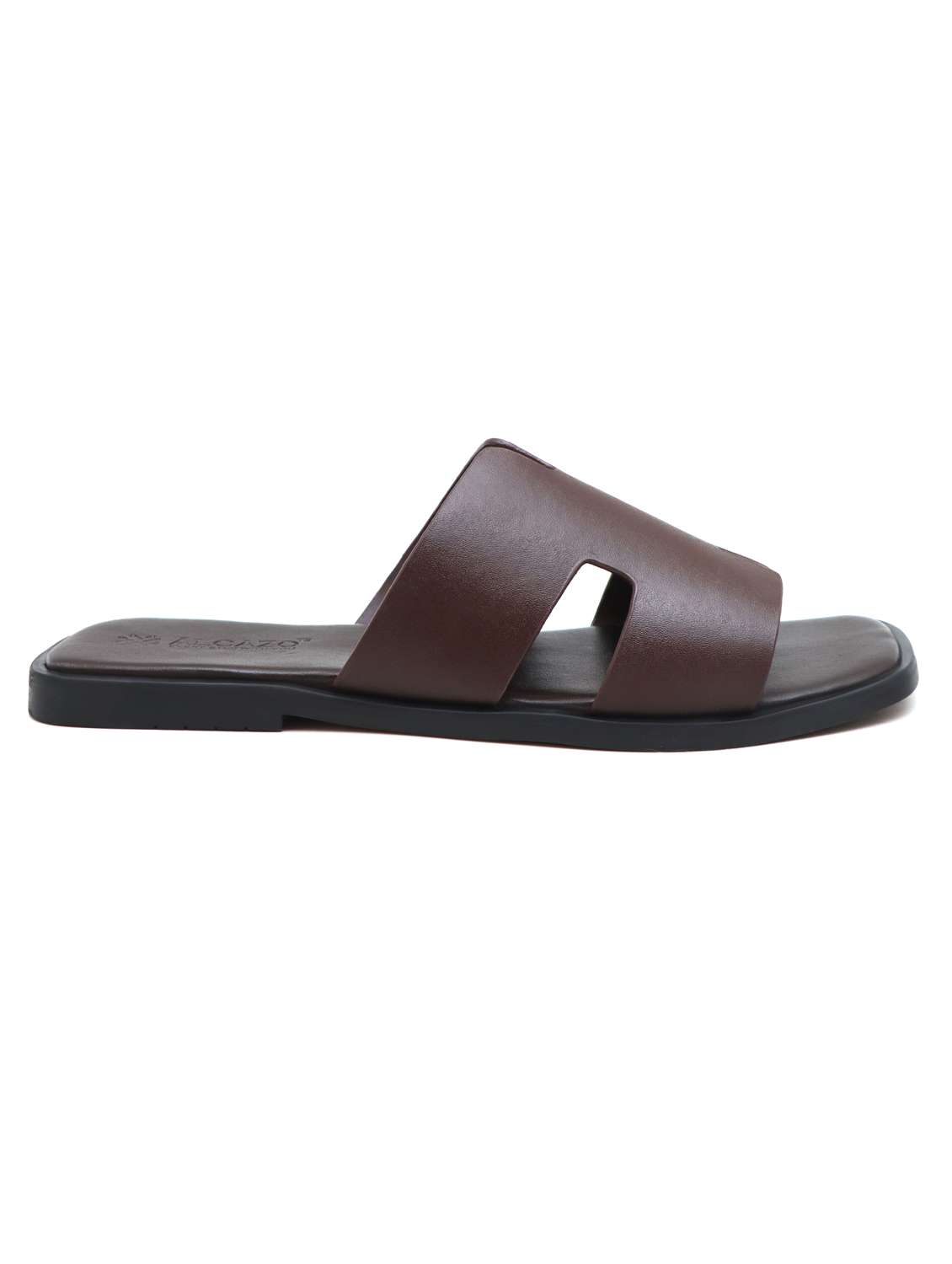 men solid slip on sandal - 22434016 -  Standard Image - 4