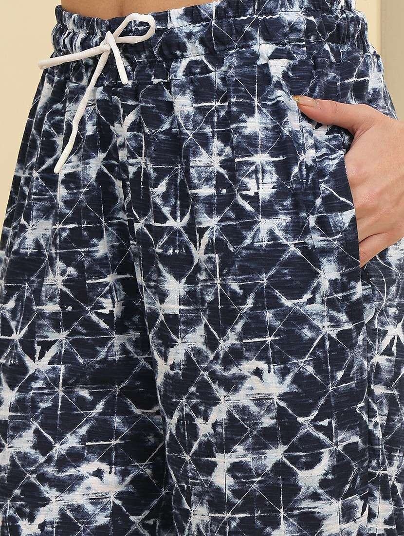 women pack of 2 printed loungewear pajama - 22434201 -  Standard Image - 1