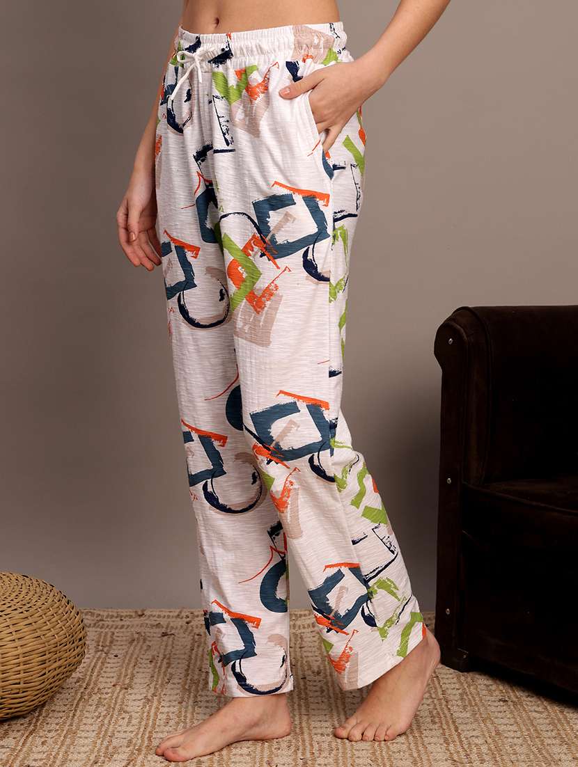 women pack of 2 printed loungewear pajama - 22434201 -  Standard Image - 4