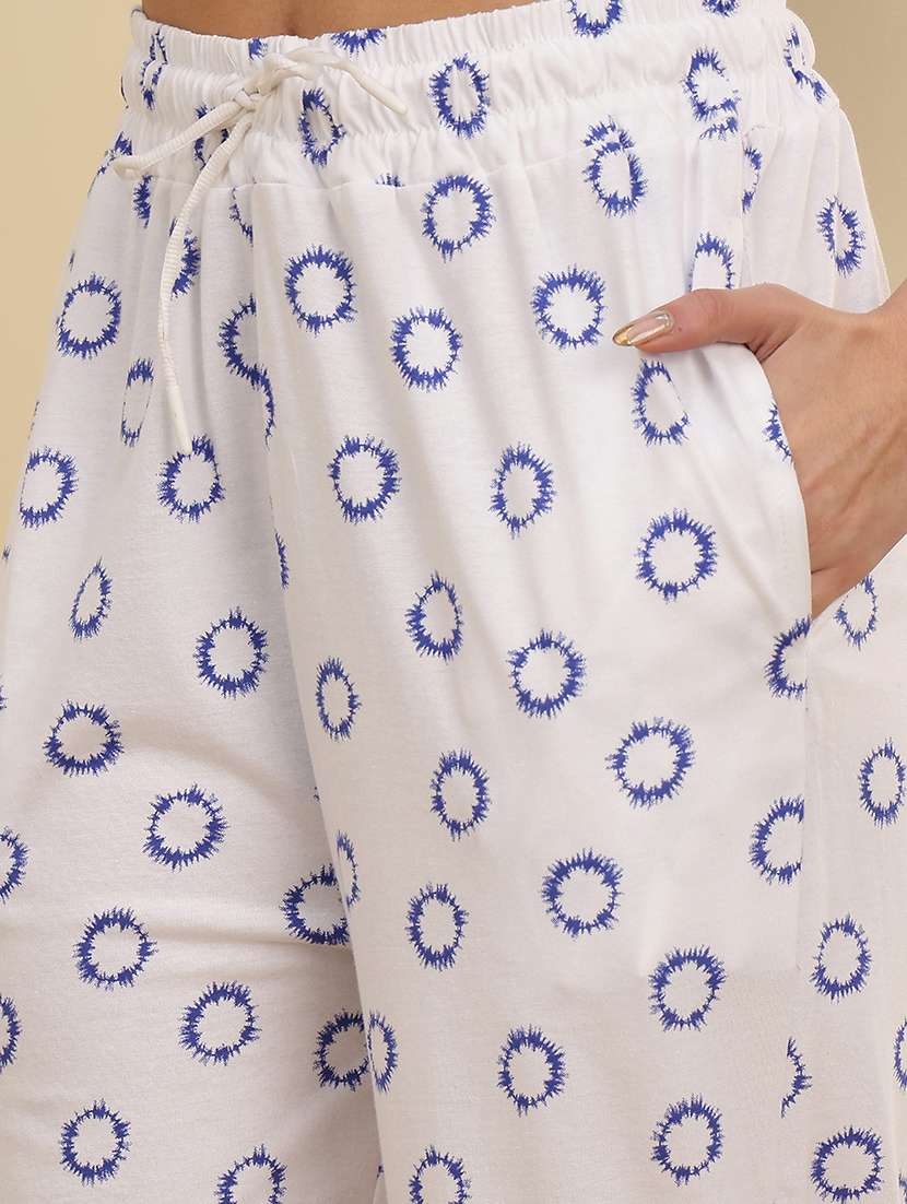 women pack of 2 printed loungewear pajama - 22434206 -  Standard Image - 1