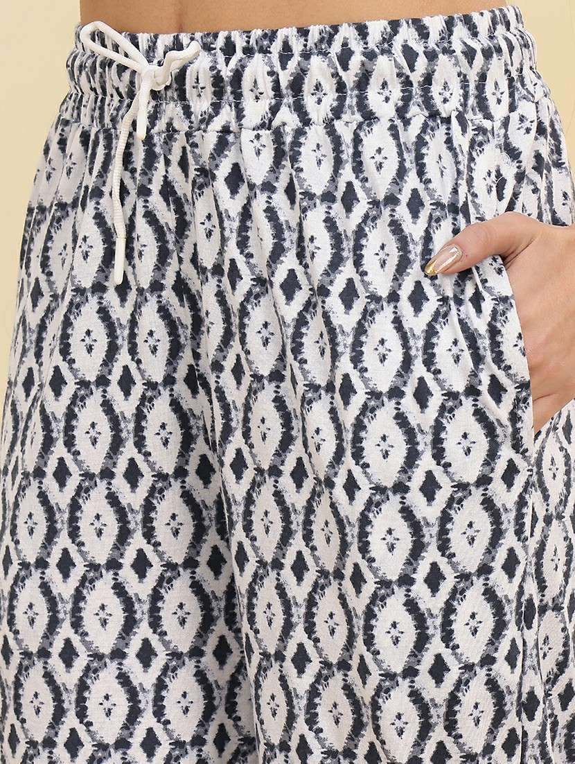 women pack of 2 printed loungewear pajama - 22434210 -  Standard Image - 1