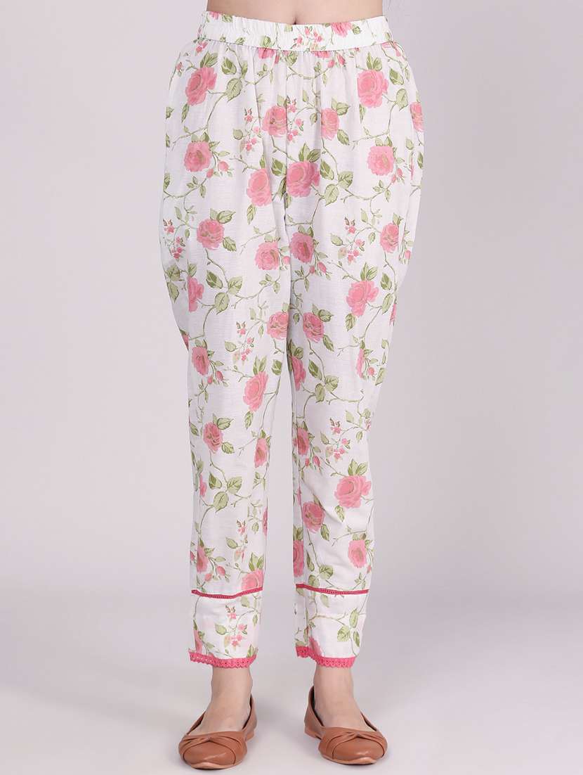 Women Floral Sleeveless Kurta Pant Set - 22434455 -  Standard Image - 4