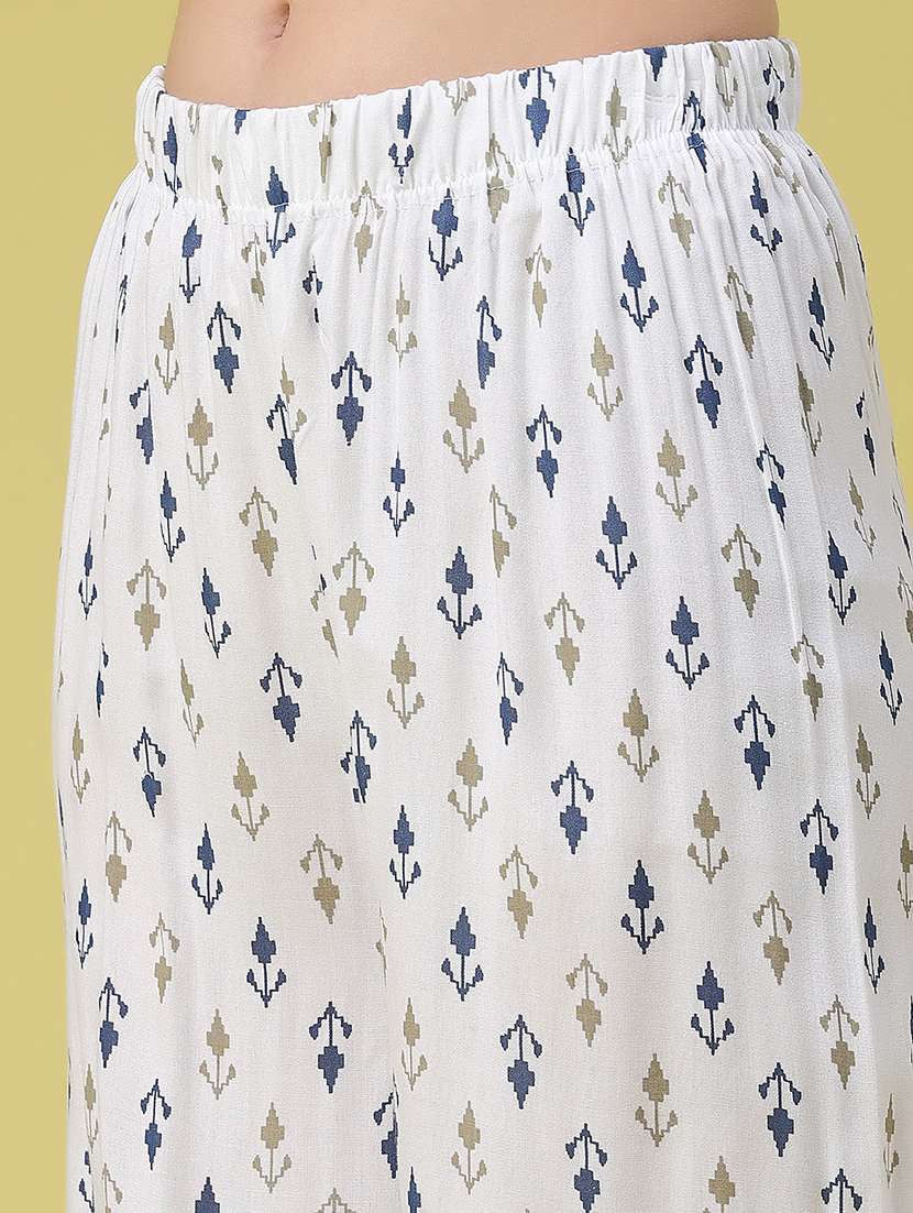 women printed mid rise relaxed fit palazzo - 22434475 -  Standard Image - 1