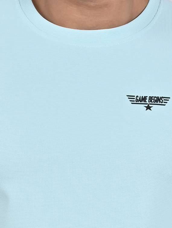 men logo print long sleeve t-shirt - 22435841 -  Standard Image - 1