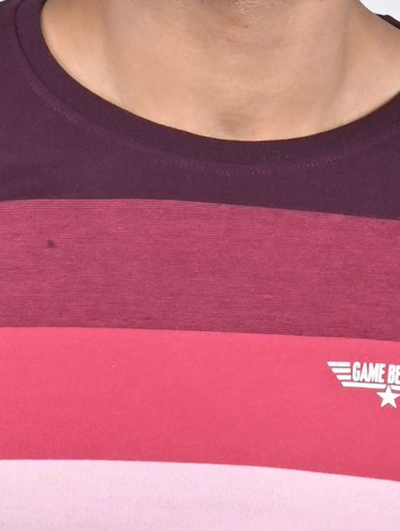 men stripes full sleeve t-shirt - 22435844 -  Standard Image - 1