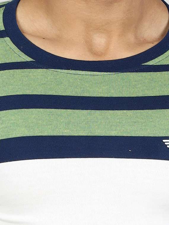 men color block long sleeves t shirt - 22435845 -  Standard Image - 1