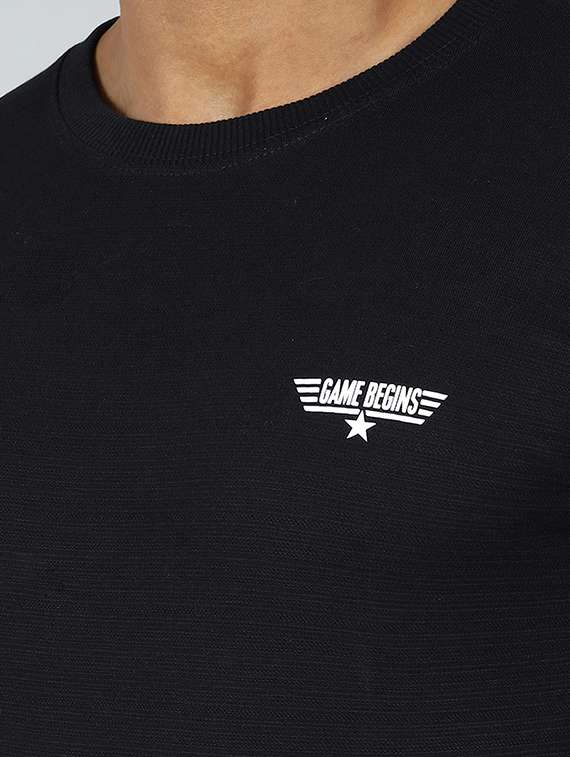 men solid round neck t shirt - 22435847 -  Standard Image - 1