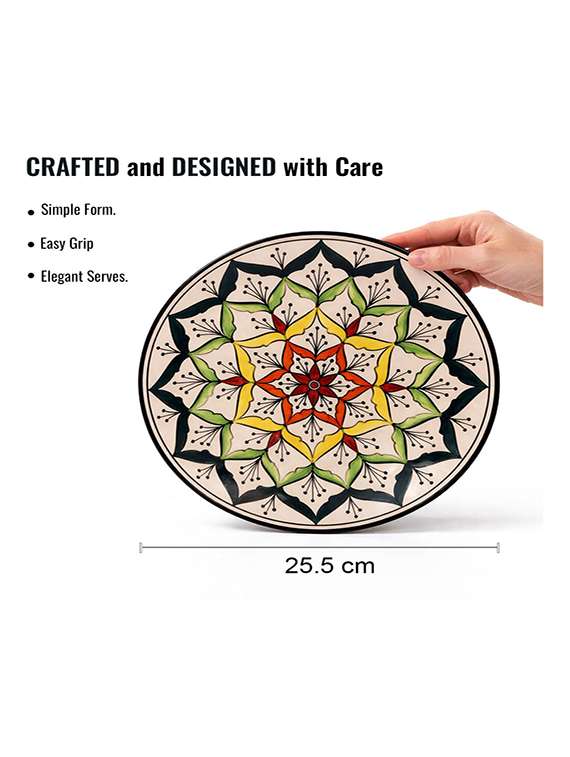 set of 2  ceramic dinner plate - 22435879 -  Standard Image - 4