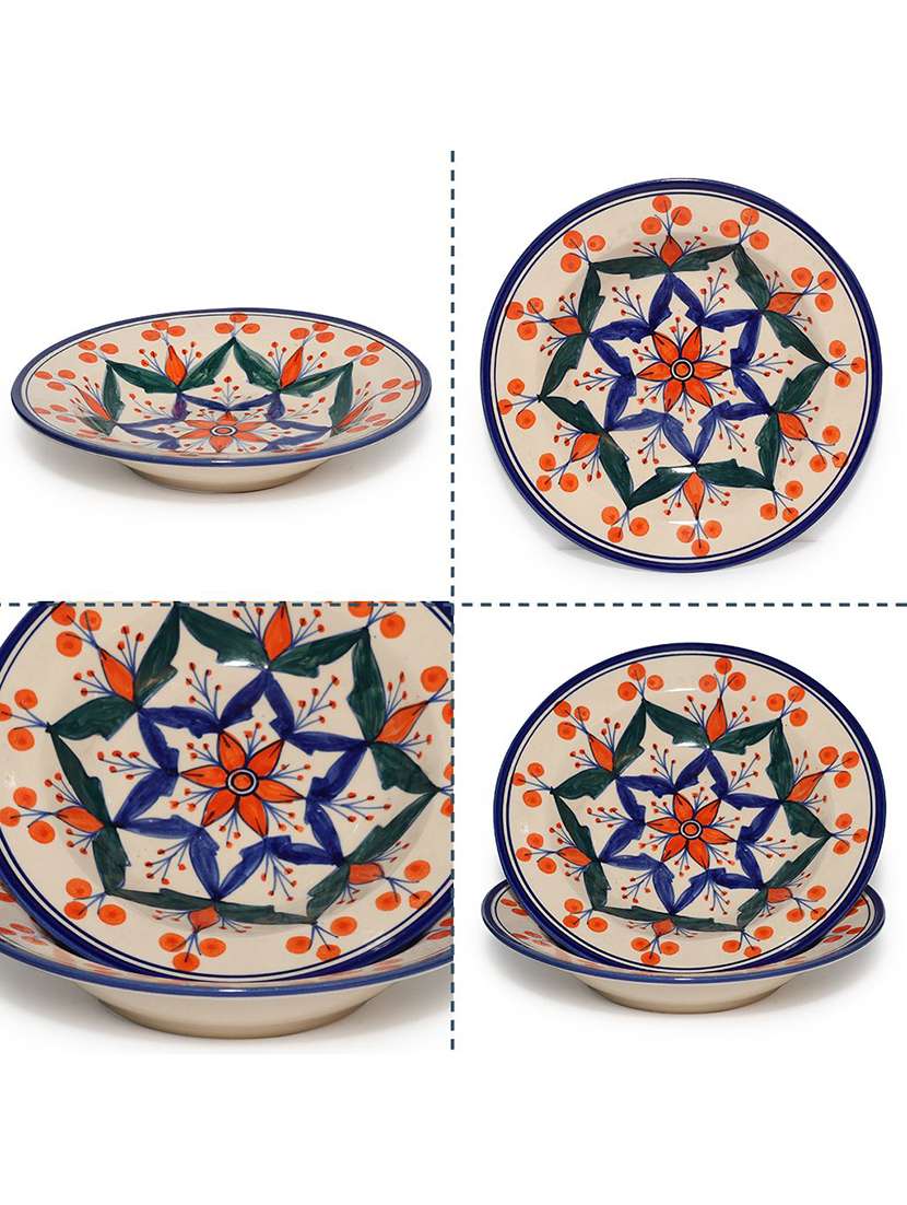 set of 2  ceramic dinner plate - 22435880 -  Standard Image - 1