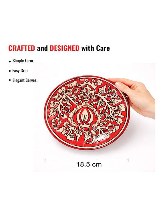 set of 2  ceramic dinner plate - 22435882 -  Standard Image - 4