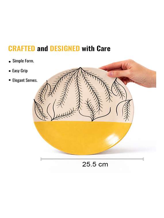 set of 2  ceramic dinner plate - 22435891 -  Standard Image - 4