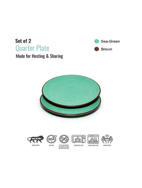 set of 2  ceramic dinner plate - 22435895 -  Standard Image - 4