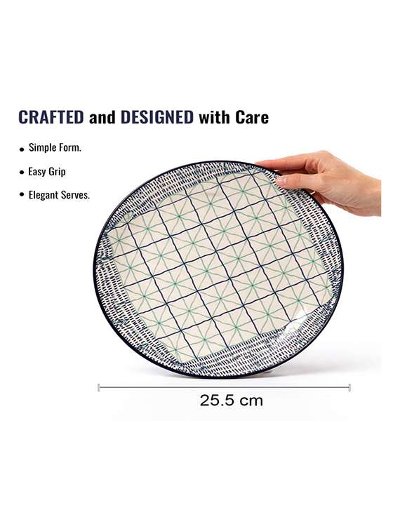 Set Of 2 Ceramic Dinner Plate - 22435896 -  Standard Image - 4