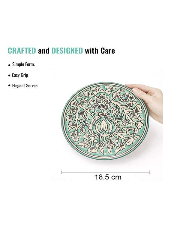 set of 2  ceramic dinner plate - 22435897 -  Standard Image - 4