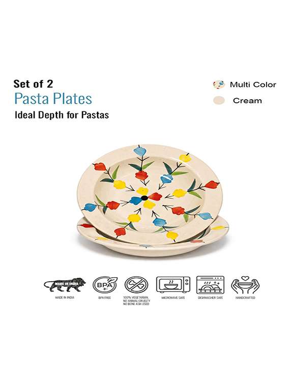set of 2 ceramic dinner plate - 22435898 -  Standard Image - 4