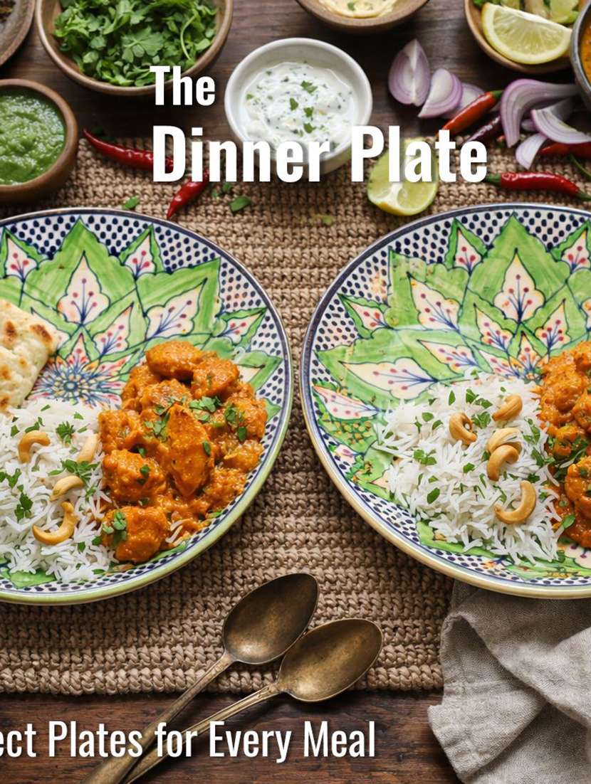 set of 2  ceramic dinner plate - 22435900 -  Standard Image - 1