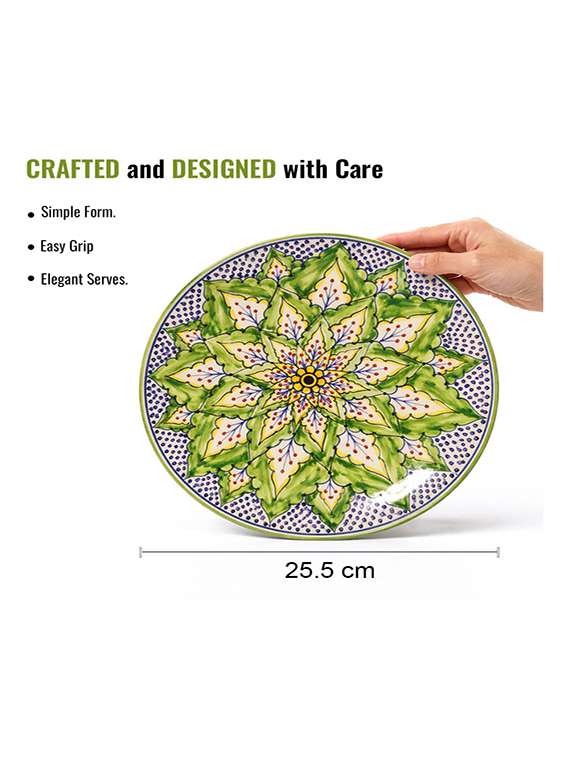 set of 2  ceramic dinner plate - 22435900 -  Standard Image - 4