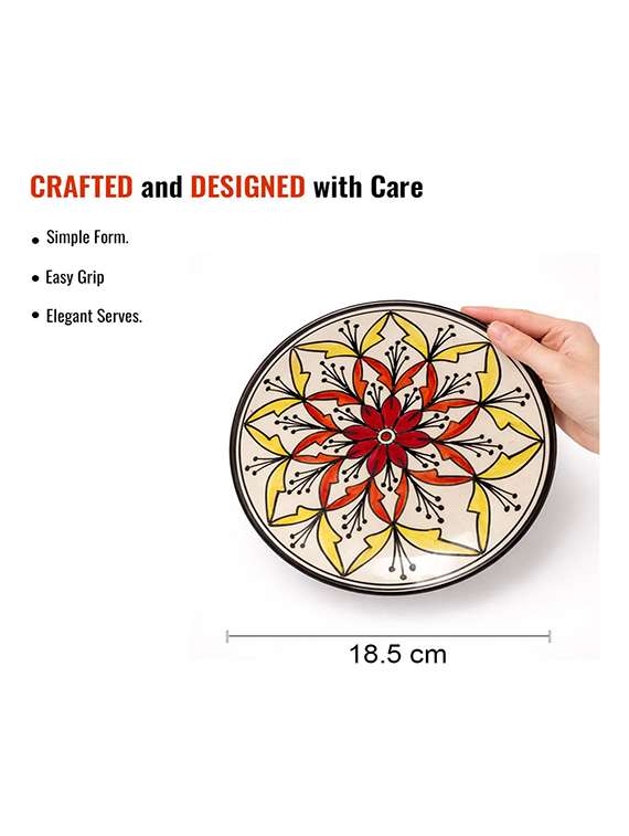 set of 2  ceramic dinner plate - 22435903 -  Standard Image - 4