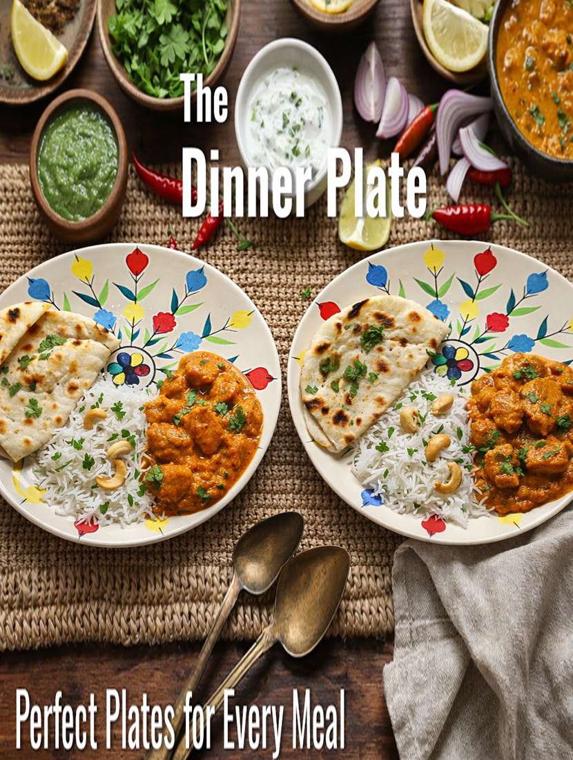 set of 2  ceramic dinner plate - 22435906 -  Standard Image - 1