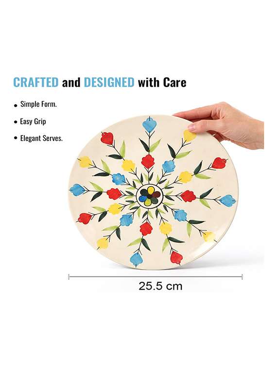 set of 2  ceramic dinner plate - 22435906 -  Standard Image - 4