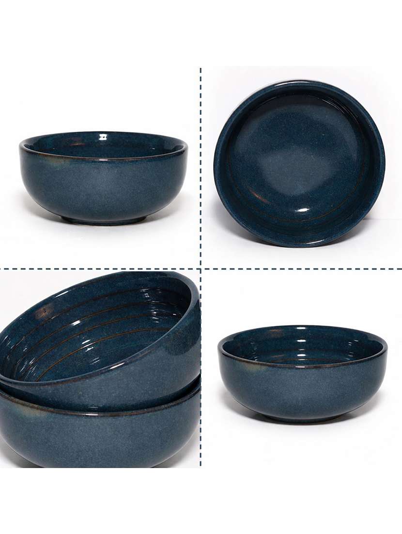 set of 2 blue ceramic bowls - 22436025 -  Standard Image - 1