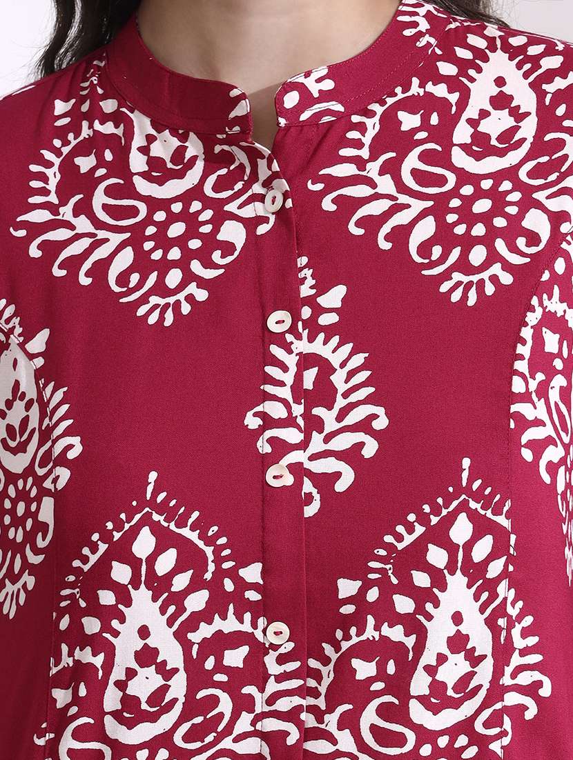 pink rayon regular top - 22436045 -  Standard Image - 1