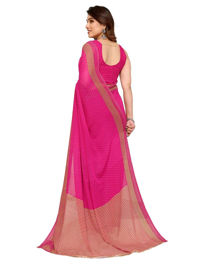 women pack of 2 printed combo saree with blouse - 22436137 -  Standard Image - 1