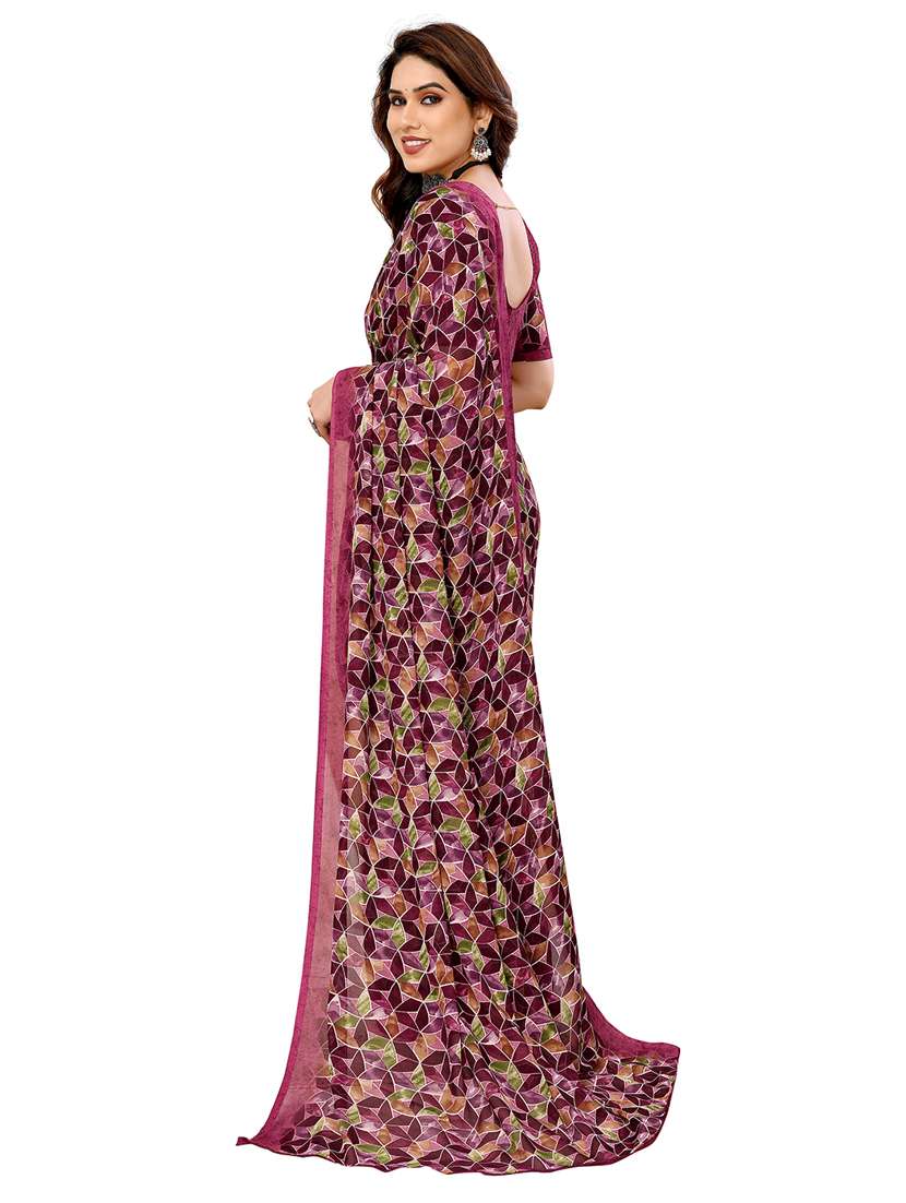 women pack of 2 printed combo saree with blouse - 22436205 -  Standard Image - 1