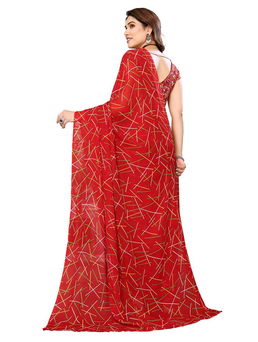 women pack of 2 printed combo saree with blouse - 22436214 -  Standard Image - 1