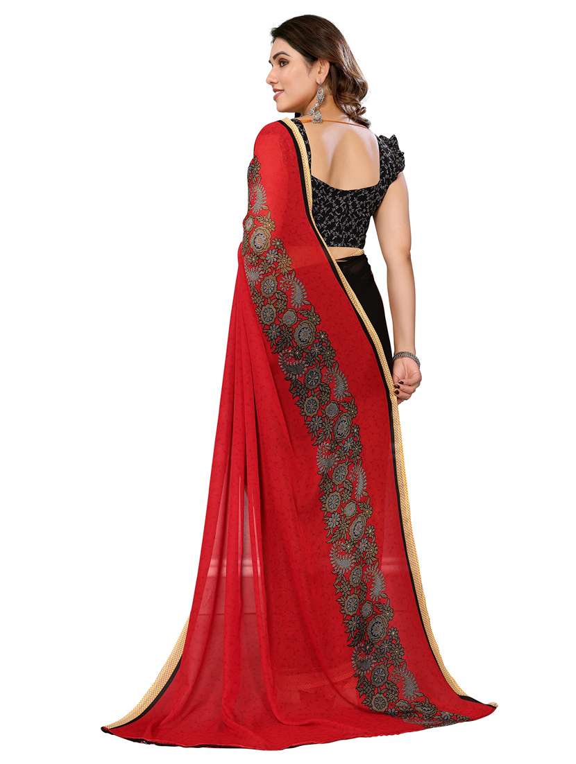 women pack of 2 printed combo saree with blouse - 22436247 -  Standard Image - 1