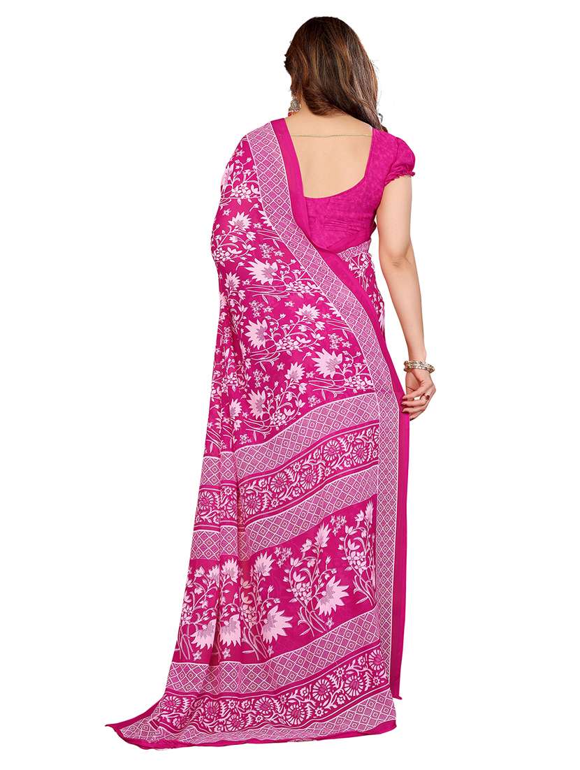 women pack of 2 printed combo saree with blouse - 22436265 -  Standard Image - 1