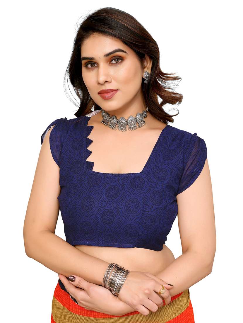 women pack of 2 printed combo saree with blouse - 22436265 -  Standard Image - 4