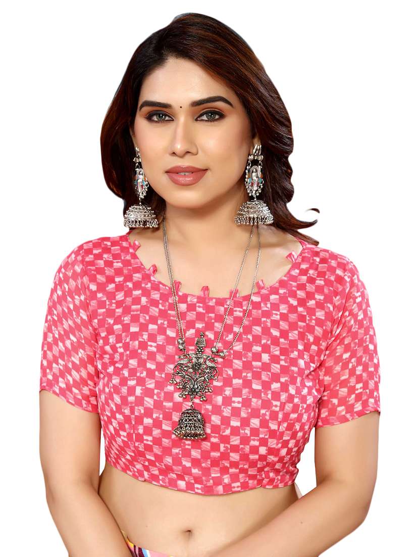 Women Pack Of 2 Printed Combo Saree With Blouse - 22436267 -  Standard Image - 4