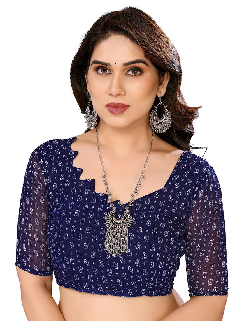 women pack of 2 printed combo saree with blouse - 22436439 -  Standard Image - 4