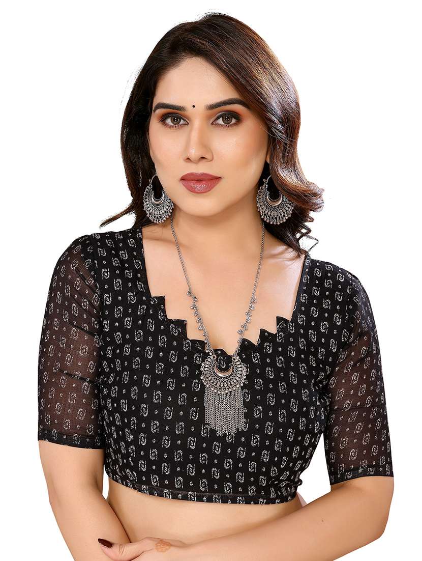 women pack of 2 printed combo saree with blouse - 22436440 -  Standard Image - 4