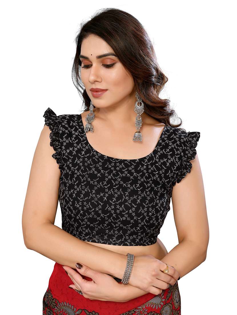 women pack of 2 printed combo saree with blouse - 22436461 -  Standard Image - 4