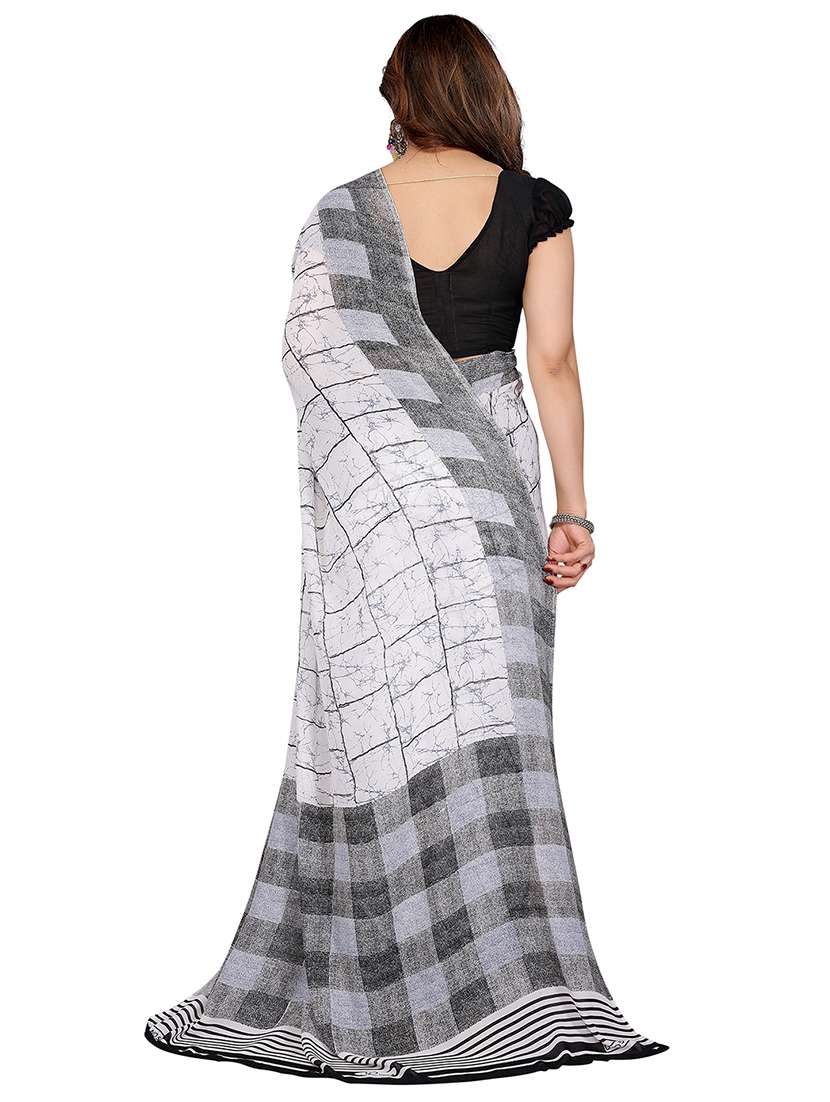 Women Pack Of 2 Printed Combo Saree With Blouse - 22436741 -  Standard Image - 1