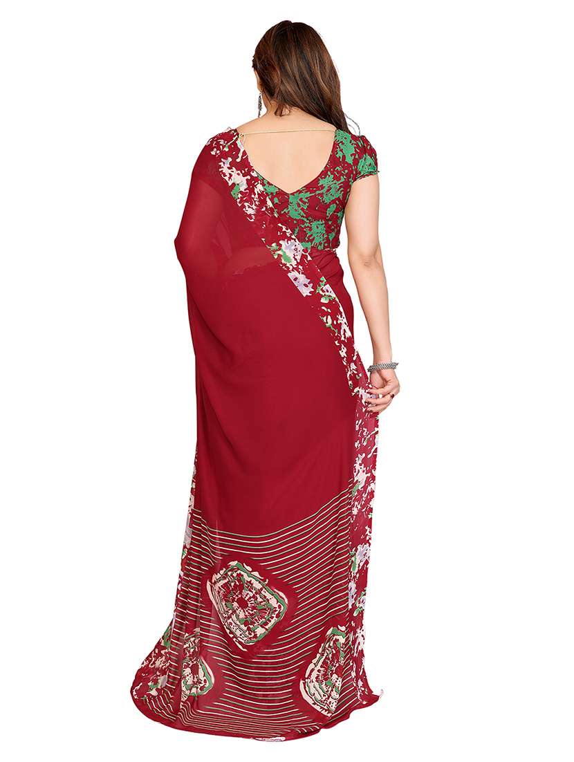 women pack of 2 printed combo saree with blouse - 22436769 -  Standard Image - 1