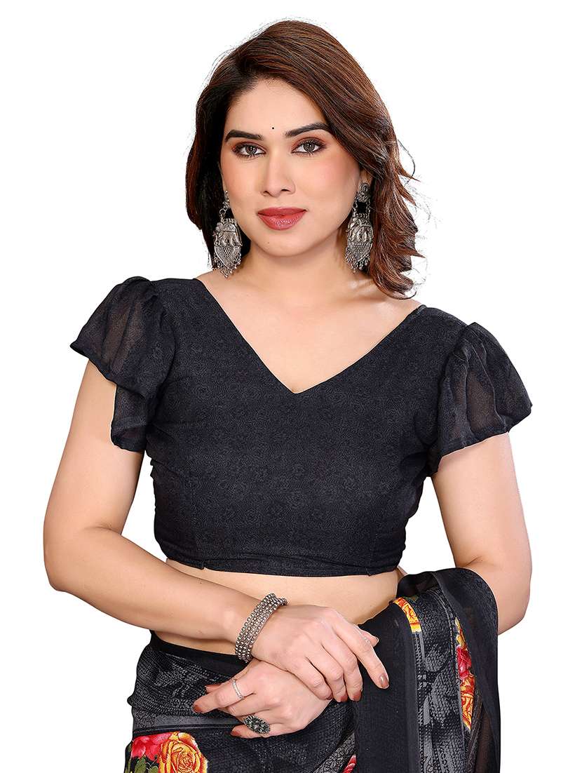 women pack of 2 printed combo saree with blouse - 22436807 -  Standard Image - 4