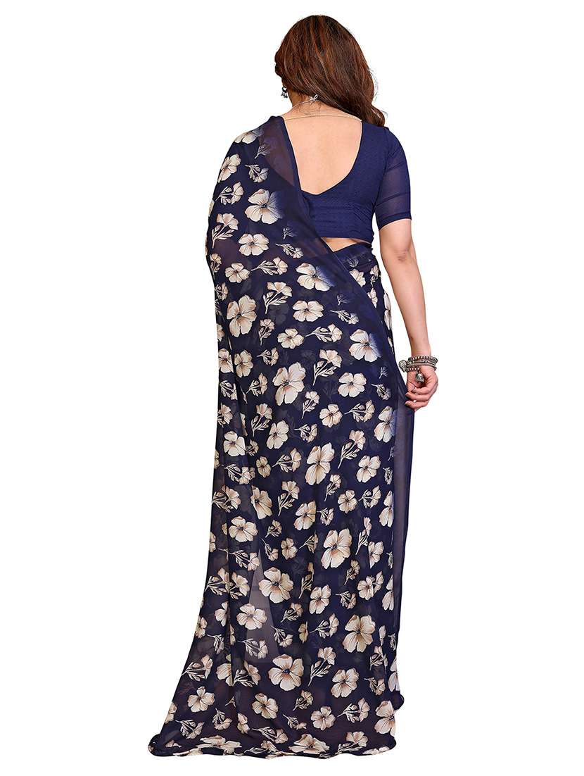 women pack of 2 printed combo saree with blouse - 22436823 -  Standard Image - 1