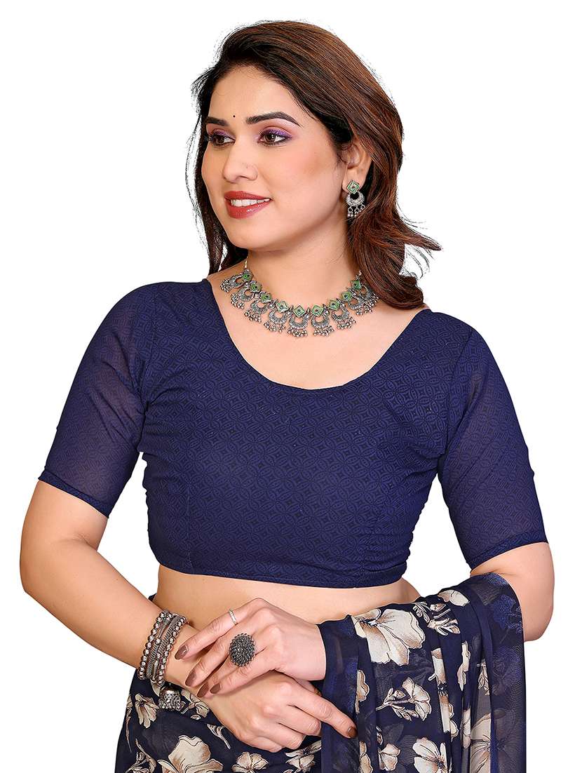 women pack of 2 printed combo saree with blouse - 22436823 -  Standard Image - 4