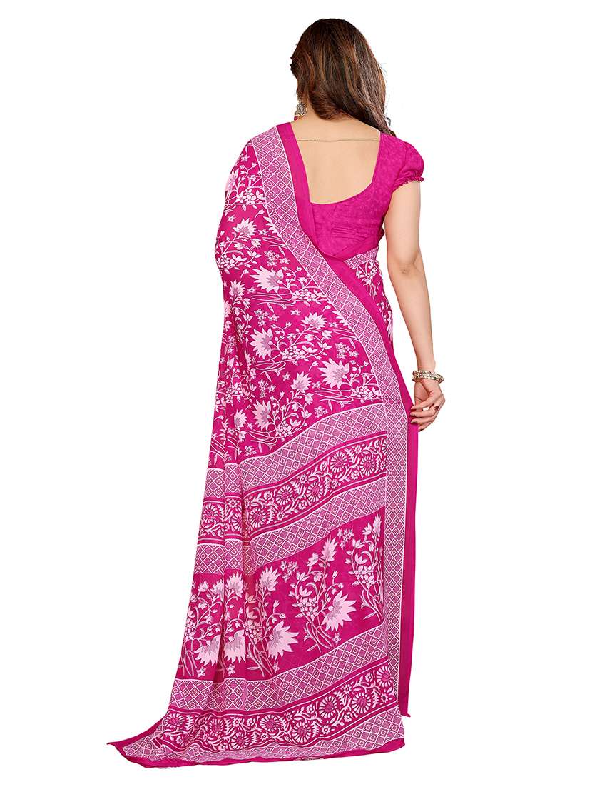 women pack of 2 printed combo saree with blouse - 22436873 -  Standard Image - 1