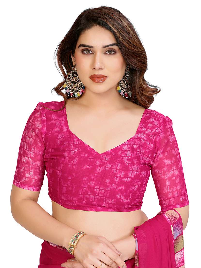 women pack of 2 printed combo saree with blouse - 22436901 -  Standard Image - 4