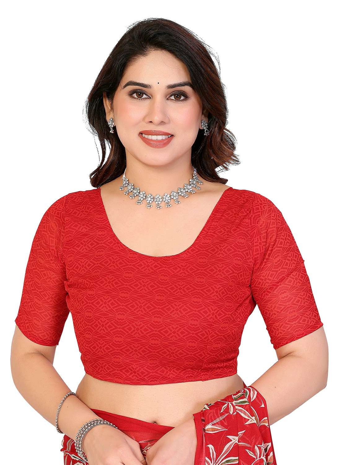 Women Pack Of 2 Printed Combo Saree With Blouse - 22436904 -  Standard Image - 4