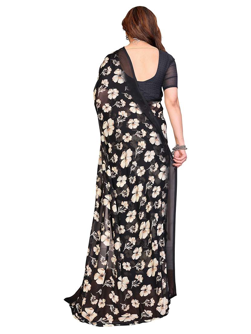 women pack of 2 printed combo saree with blouse - 22436949 -  Standard Image - 1