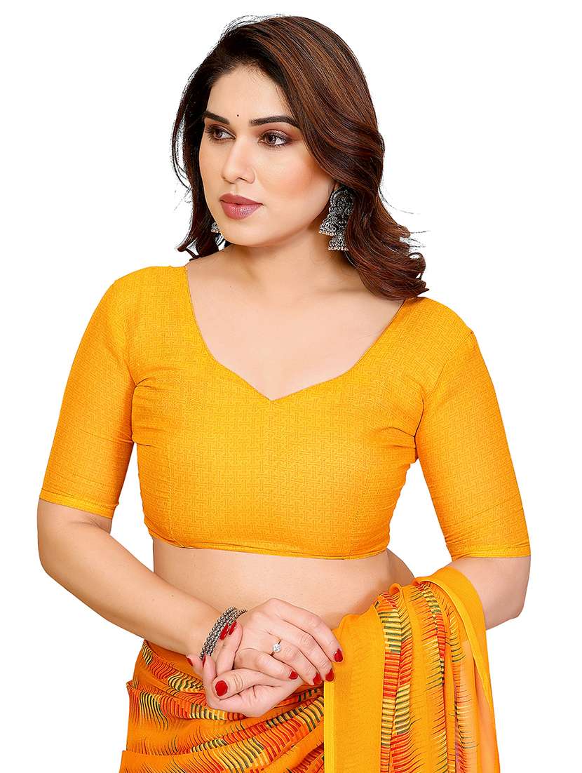 Women Pack Of 2 Printed Combo Saree With Blouse - 22437005 -  Standard Image - 4