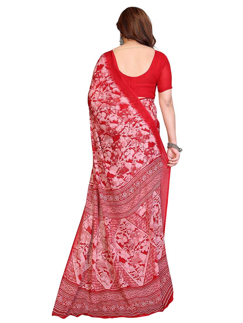 women pack of 2 printed combo saree with blouse - 22437041 -  Standard Image - 1