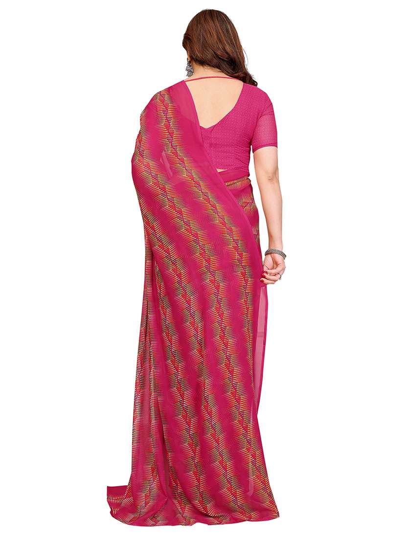 Women Pack Of 2 Printed Combo Saree With Blouse - 22437124 -  Standard Image - 1