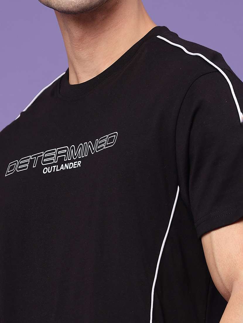 Men Printed Short Sleeve Regular Fit T-shirt - 22438274 -  Standard Image - 1